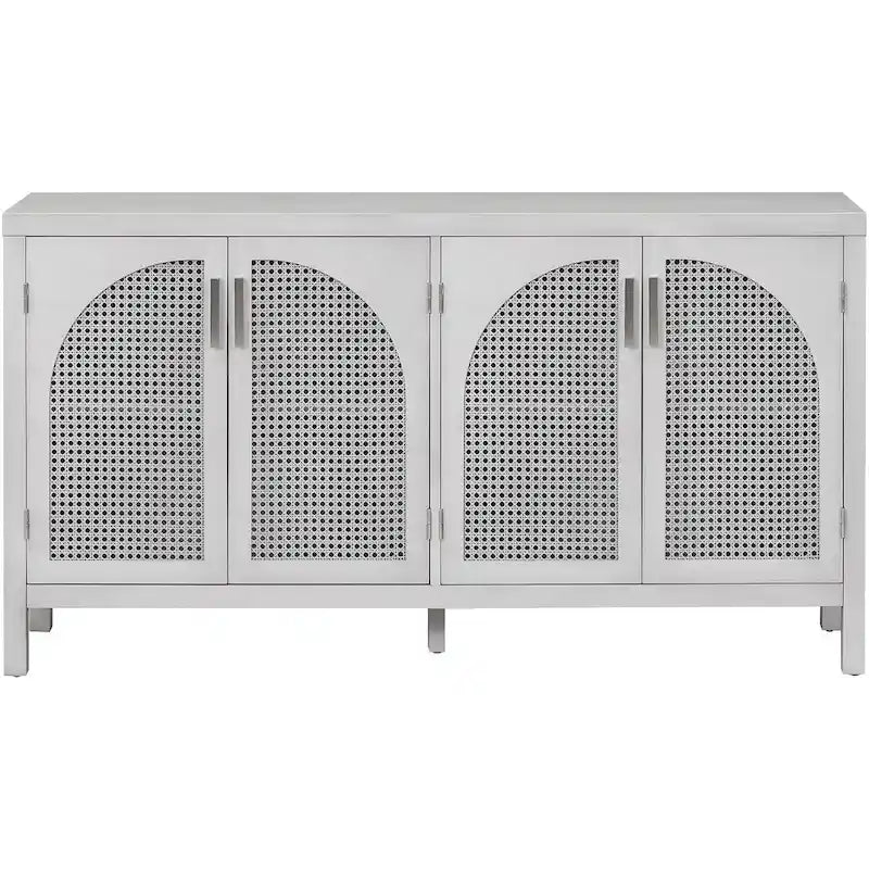 60 Large Storage Space Artificial Rattan Doors Buffet/Sideboard