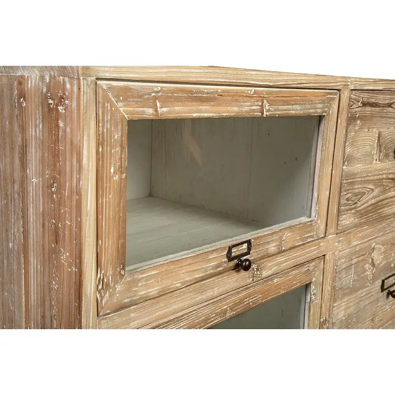 Large Distressed Apothecary Display Chest