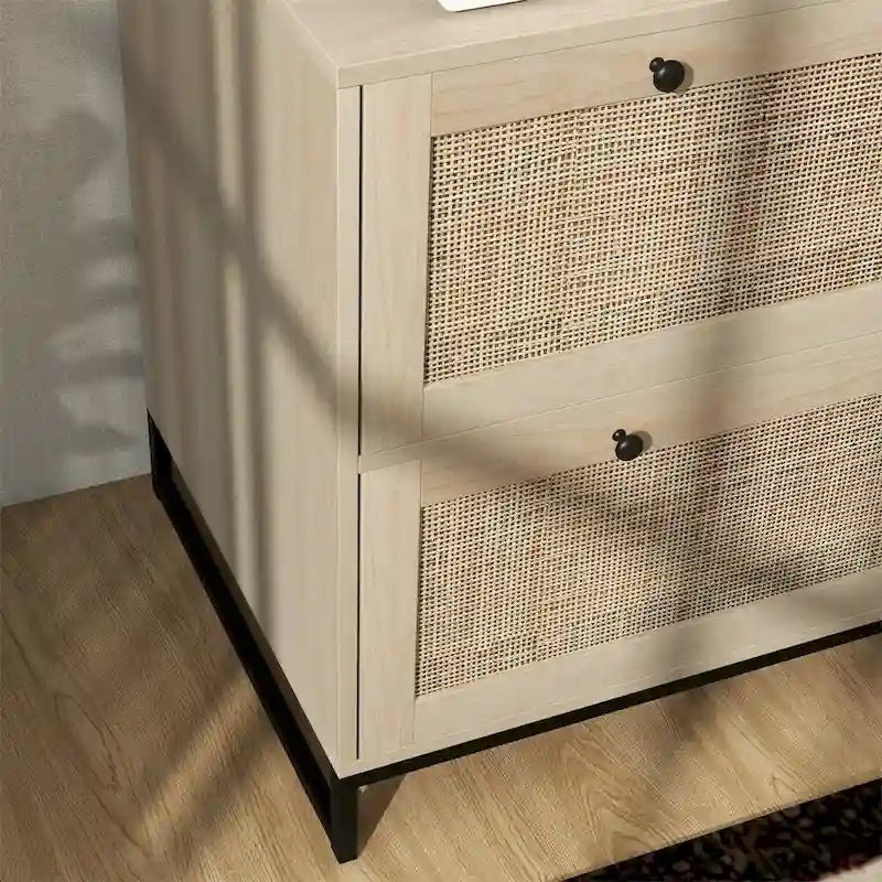 2 Drawer File Cabinet with Lock,Vertical Filing Cabinet with Keys