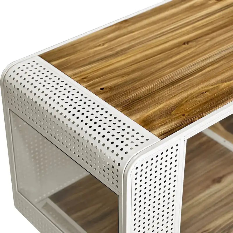 55.12 Spacious Cat House with Tempered Glass for Living Room